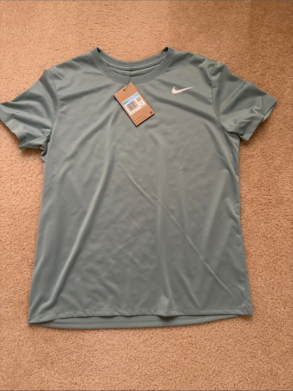 Nike Wowen's Performance Tee with White Swoosh M
